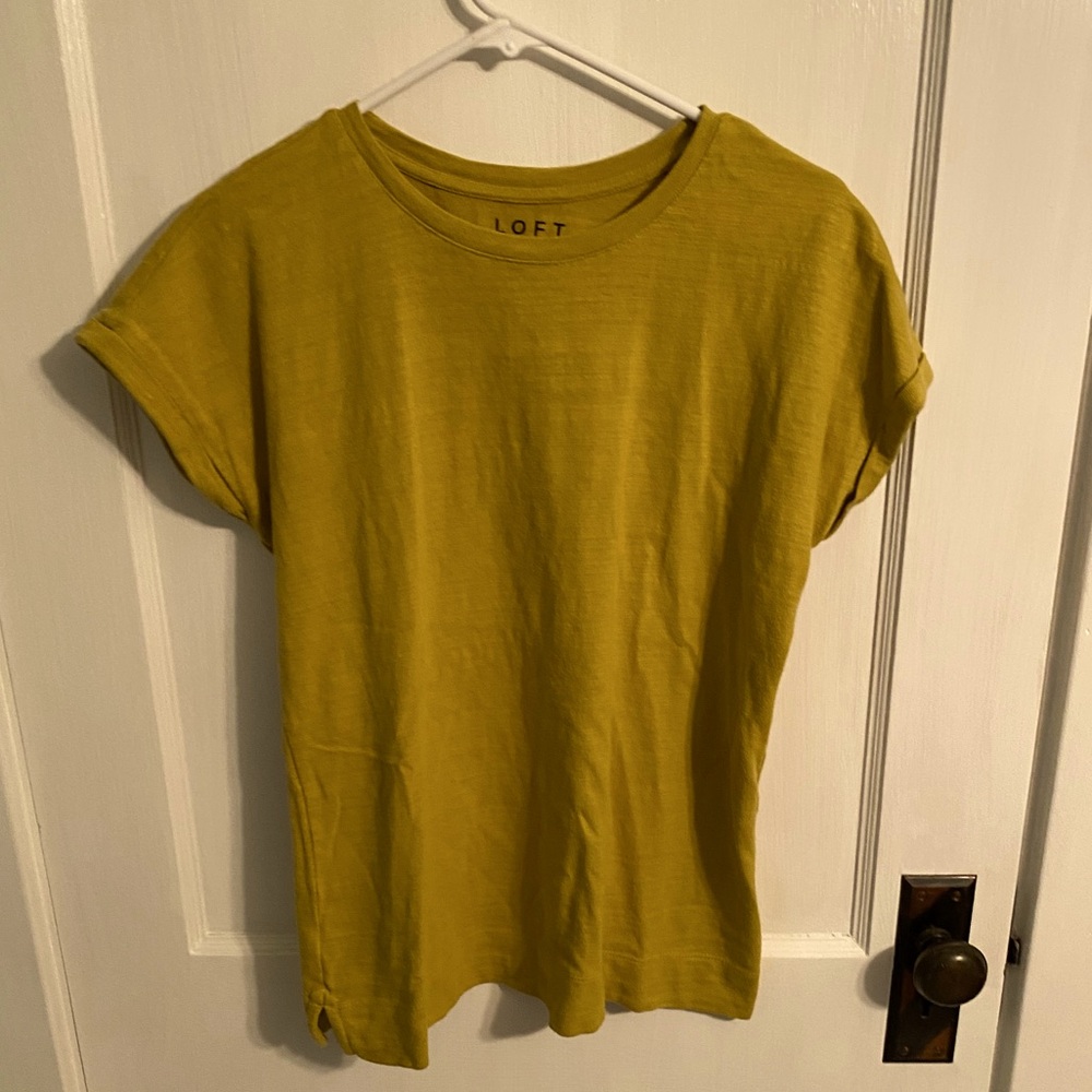 Loft Mustard yellow Tee
